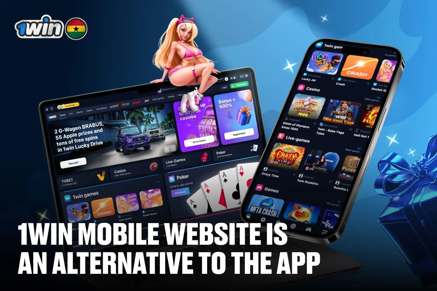 1win mobile website can be useful alternative to mobile app
